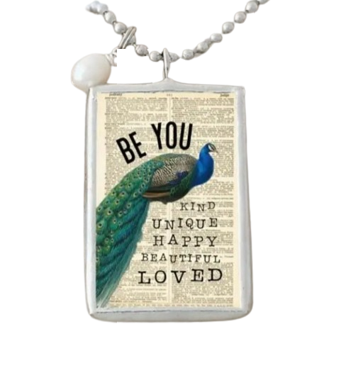 Literary Quote Necklace - Be You
