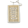 Literary Quote Necklace - Be You