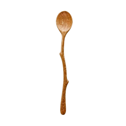 Wooden Spoon with Branch Handle