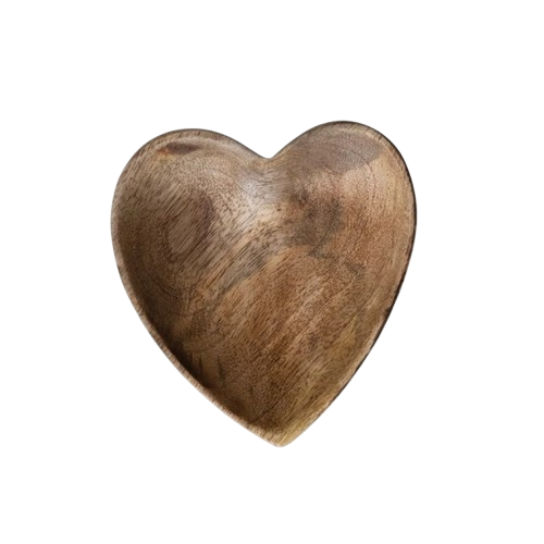 Mango Wood Heart Tray