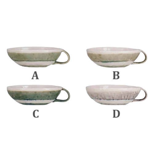 Stoneware Bowl with Handle