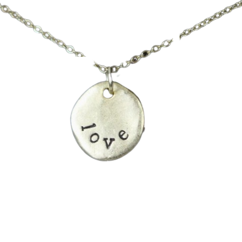 "Love" Necklace, gold