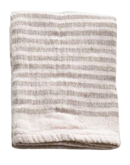 Striped Towel, beige