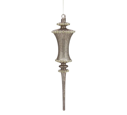 Silver Finial Ornament