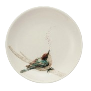 Stoneware Bird Dish