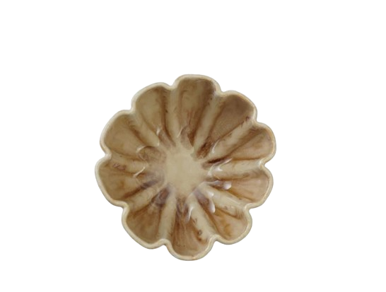 Stoneware Scalloped Bowl
