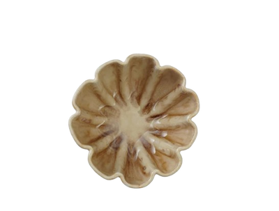 Stoneware Scalloped Bowl