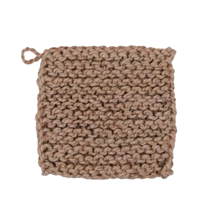 Crocheted Pot Holder, warm tones
