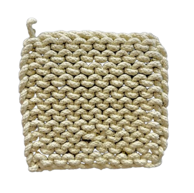 Crocheted Pot Holder, garden