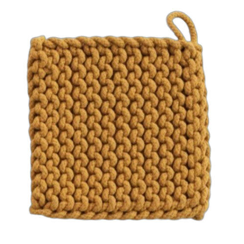 Crochet Pot Holder, patina