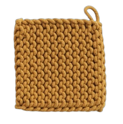 Crochet Pot Holder, patina