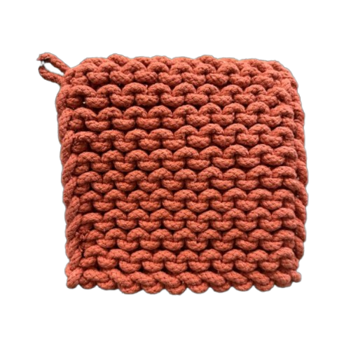 Crocheted Pot Holder, beach day