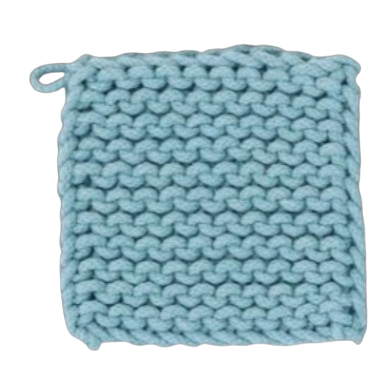 Crocheted Pot Holder, beach day