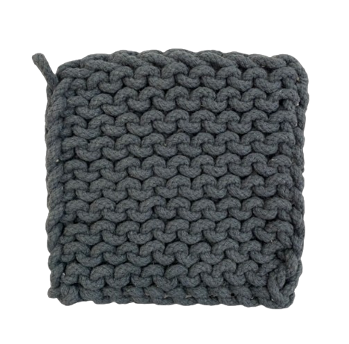 Crocheted Pot Holder, woodland