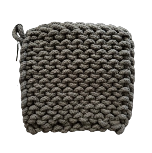 Crocheted Pot Holder, modern