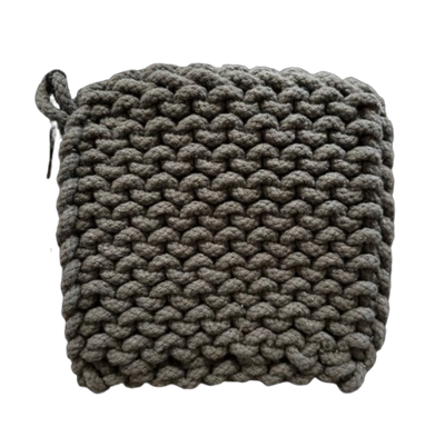 Crocheted Pot Holder, modern