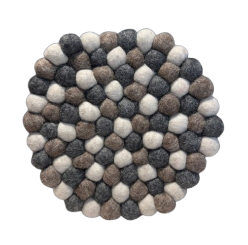 Wool Felt Ball Pot Holder