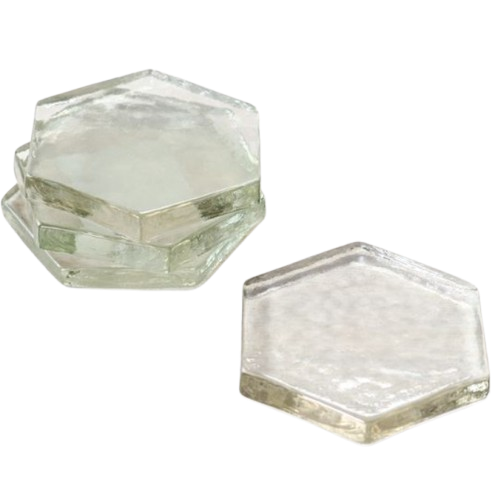 Glass Coasters, set/4