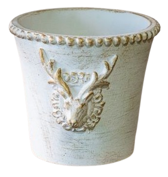 Cement Deer Planter