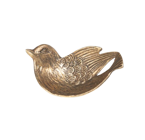 Gilded Bird Dish