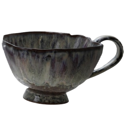 Stoneware Footed Mug
