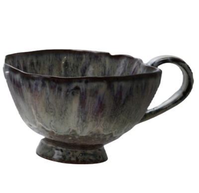 Stoneware Footed Mug