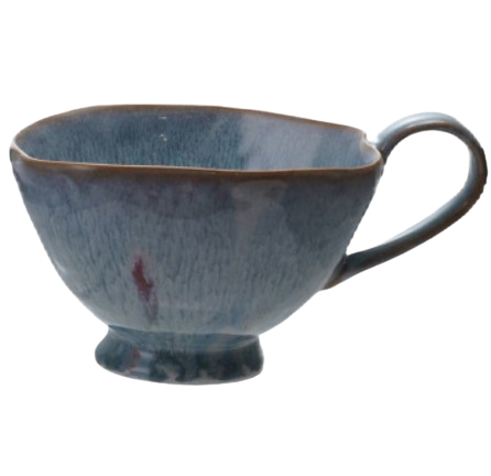 Stoneware Footed Mug