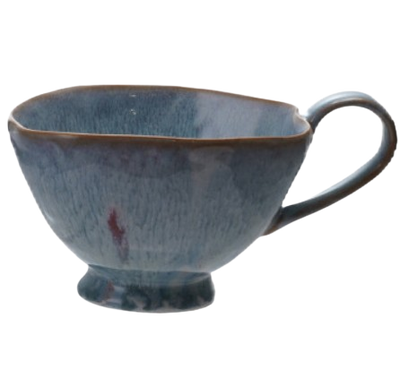 Stoneware Footed Mug