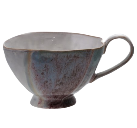Stoneware Footed Mug