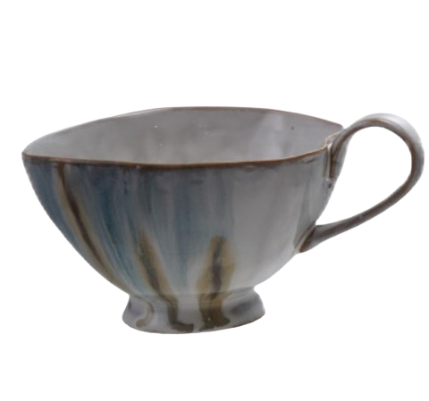 Stoneware Footed Mug