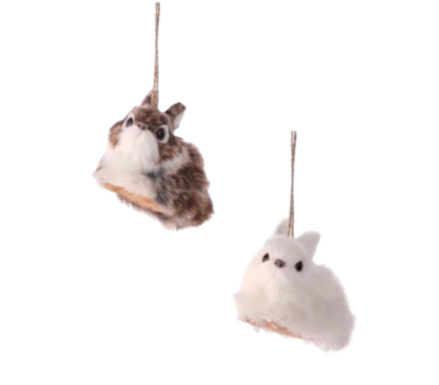 Winter Rabbit Ornament