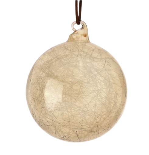 Spun Glass Ball Ornament