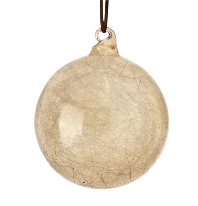 Spun Glass Ball Ornament