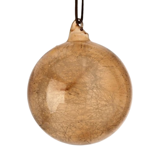 Spun Glass Ball Ornament