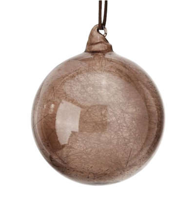 Spun Glass Ball Ornament