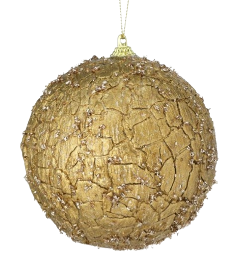 Crackle Metallic Ornament