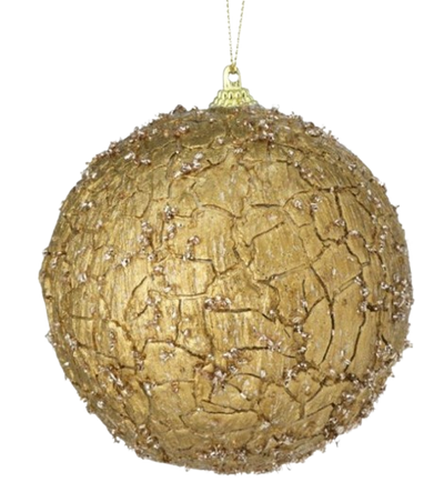 Crackle Metallic Ornament