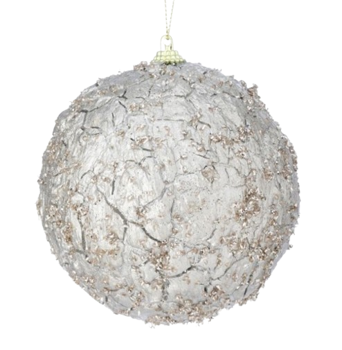 Crackle Metallic Ornament