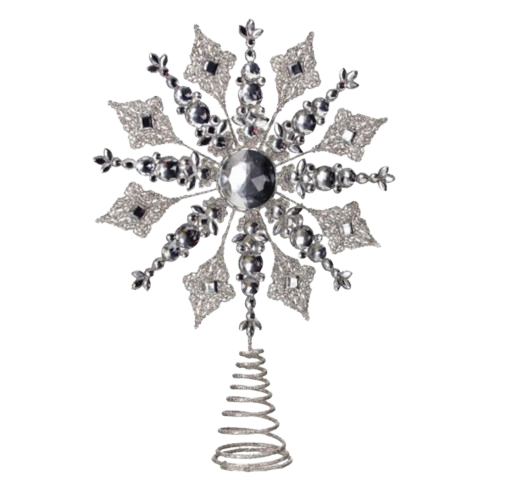 Jewel Snowflake Tree Topper