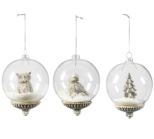 Woodland Snowglobe Ornament