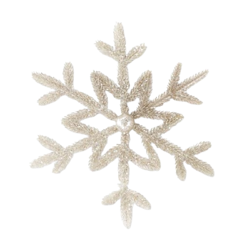 Glitter Pine Snowflake (small)