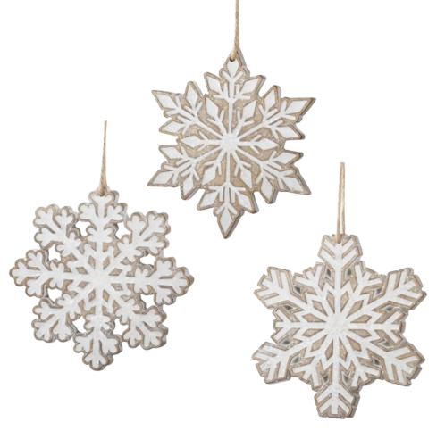 Gingerbread Snowflake Ornament