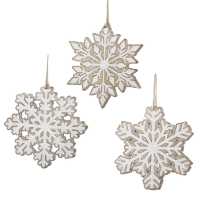 Gingerbread Snowflake Ornament