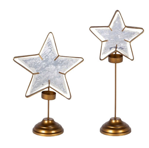 Mercury Star Candle Holder