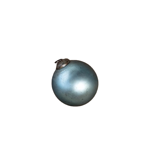 Glass Ball Ornament, blue