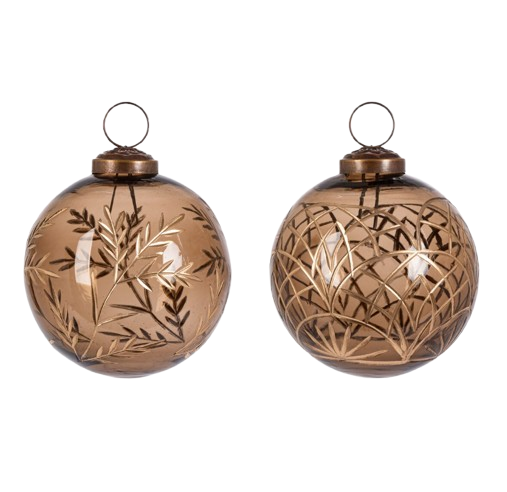 Pattern Etched Ornament