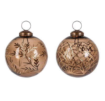 Pattern Etched Ornament