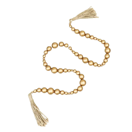 4' Gold Bead Garland