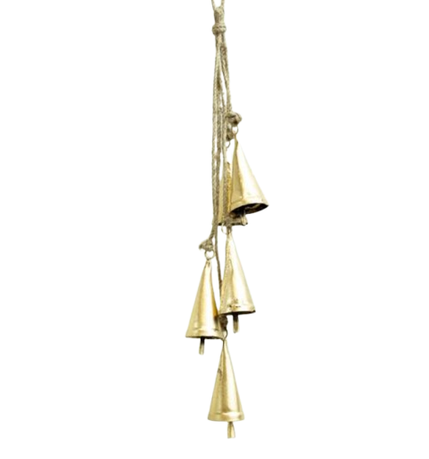 Gold Bells Hanger, 18"