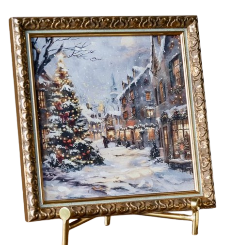 Framed 'Christmas Town'